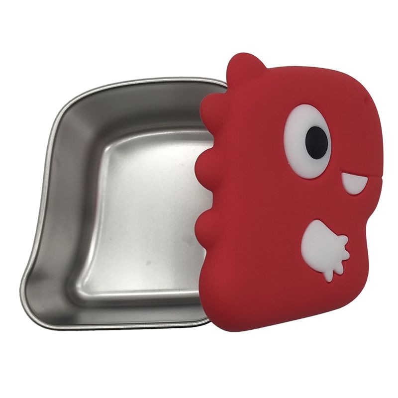 Food Storage In Stainless Steel - AA94-304 Stainless Steel Dinosaur Snack Box