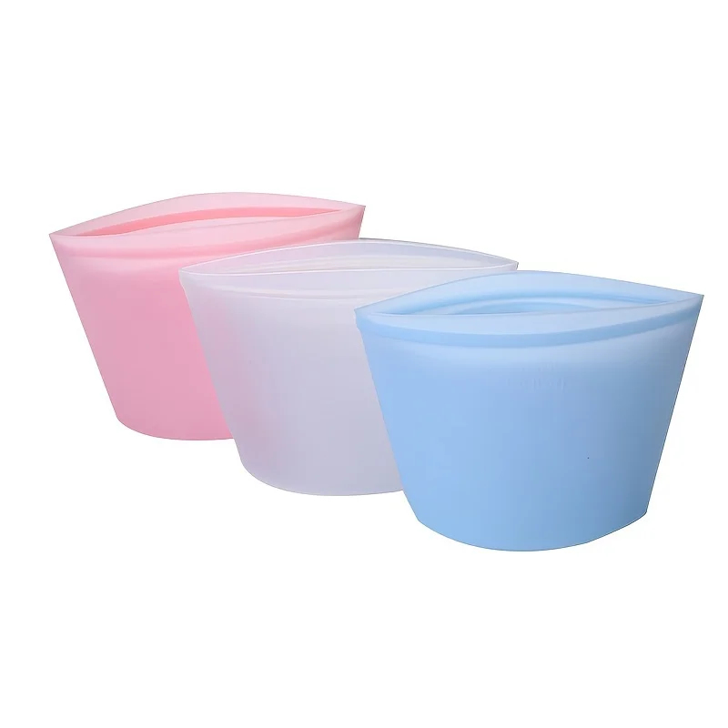 Food Storage Reusable Bags - Reusable Silicone Storage Bags - Airtight