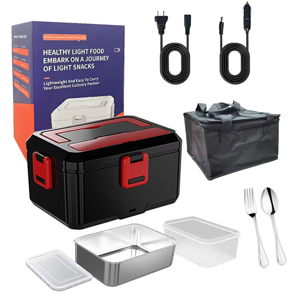 Portable Food Warmer - 1.5L 80W Electric Lunch Box Food