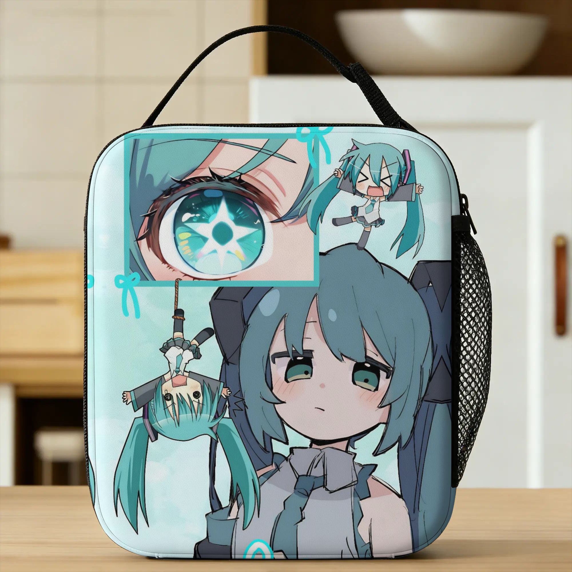 Food Storage Reusable Bags - Singer Hatsunes Mikus Insulated Lunch Bags