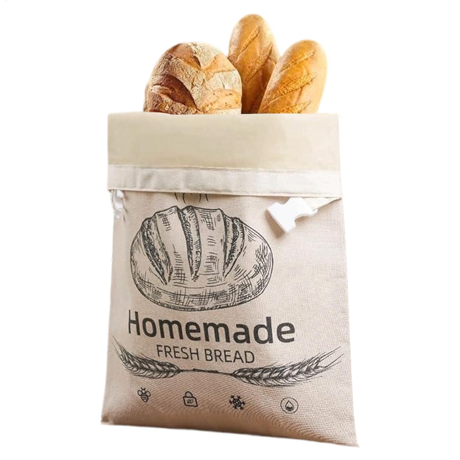 Linen Bread Bag Reusable Bags  - Food Storage Reusable Bags review and price