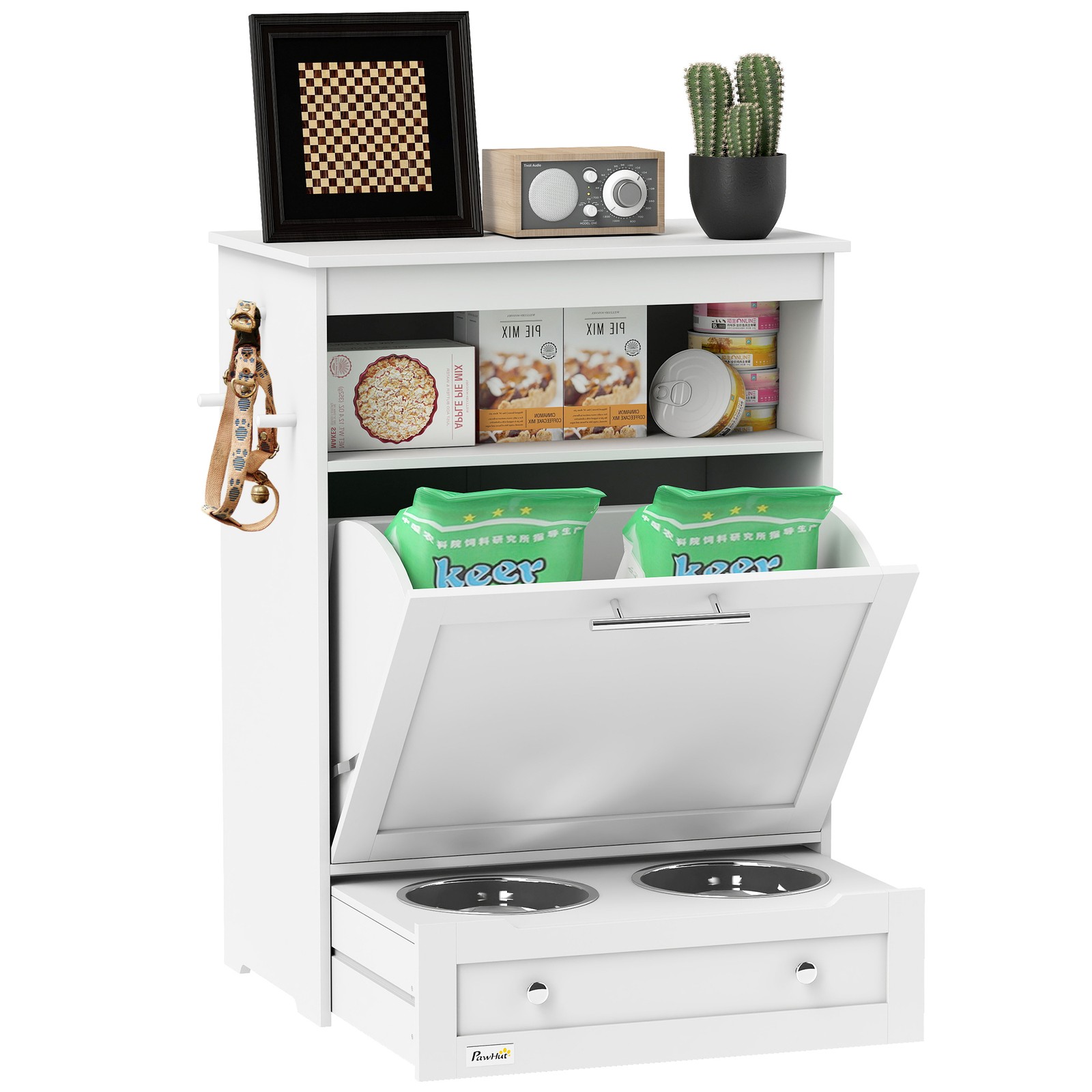 Pet Feeder Station, Dog and Ca - Food Storage Dog review and price