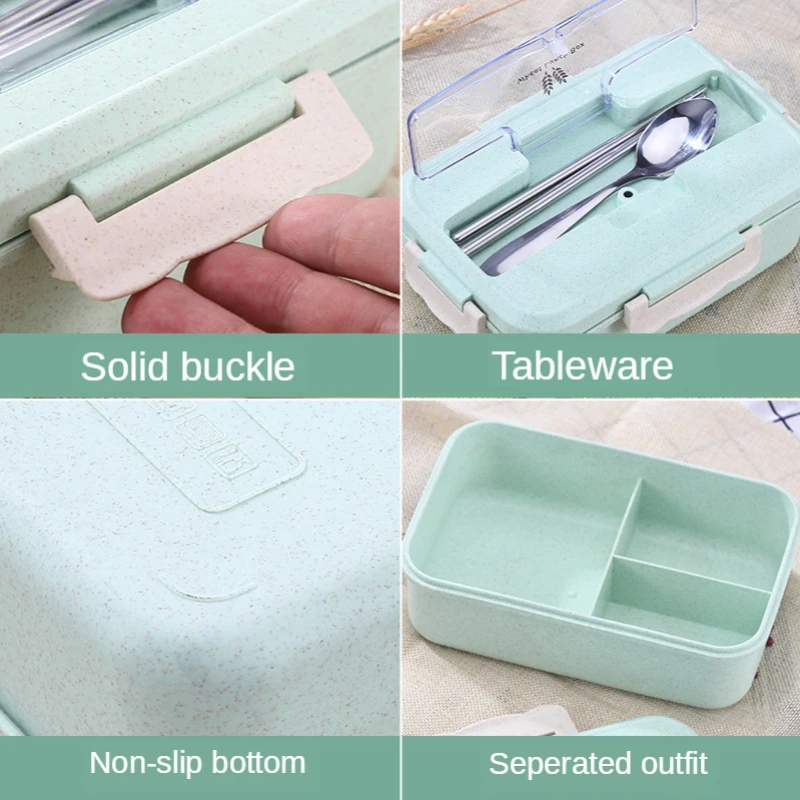 Microwave Lunch Box Wheat Stra - Food Storage Roll Bags review and price