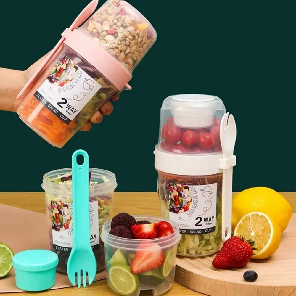 Portable Salad Cup Breakfast C - Food Storage Yogurt review and price