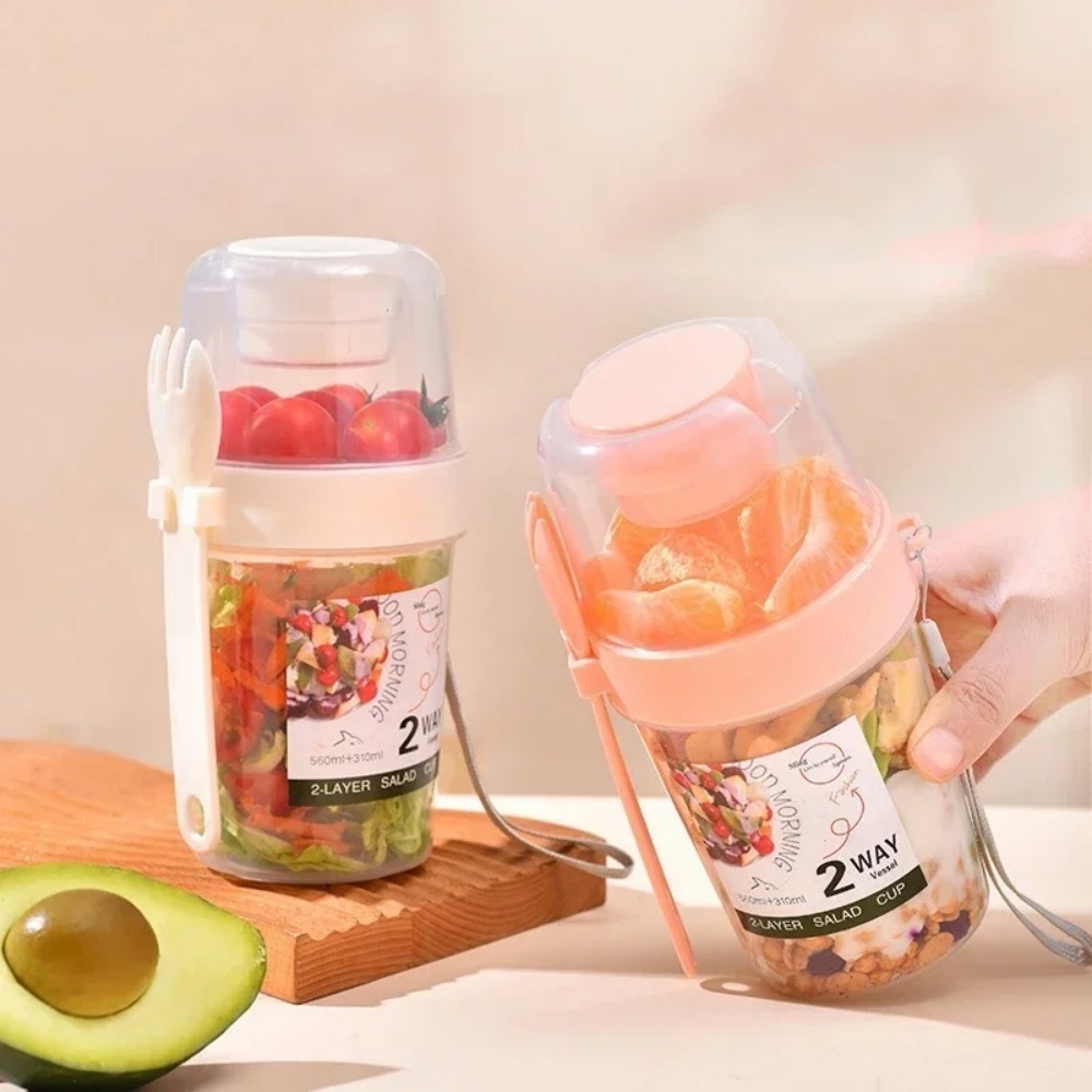 Portable Salad Cup Breakfast C - Food Storage Yogurt review and price