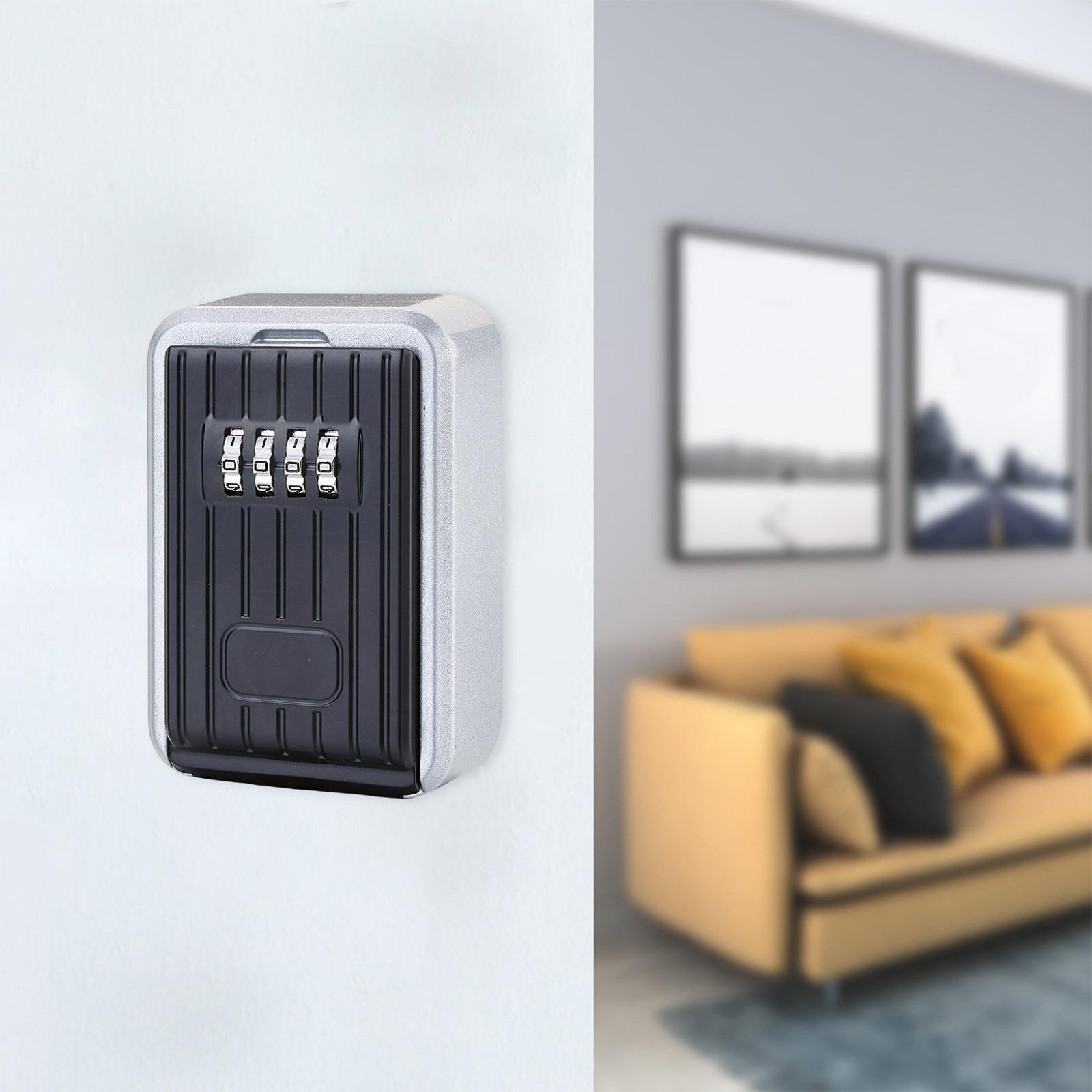 4 Digit Wall Mounted Password  - Food Storage Box With Lock And Key review and price