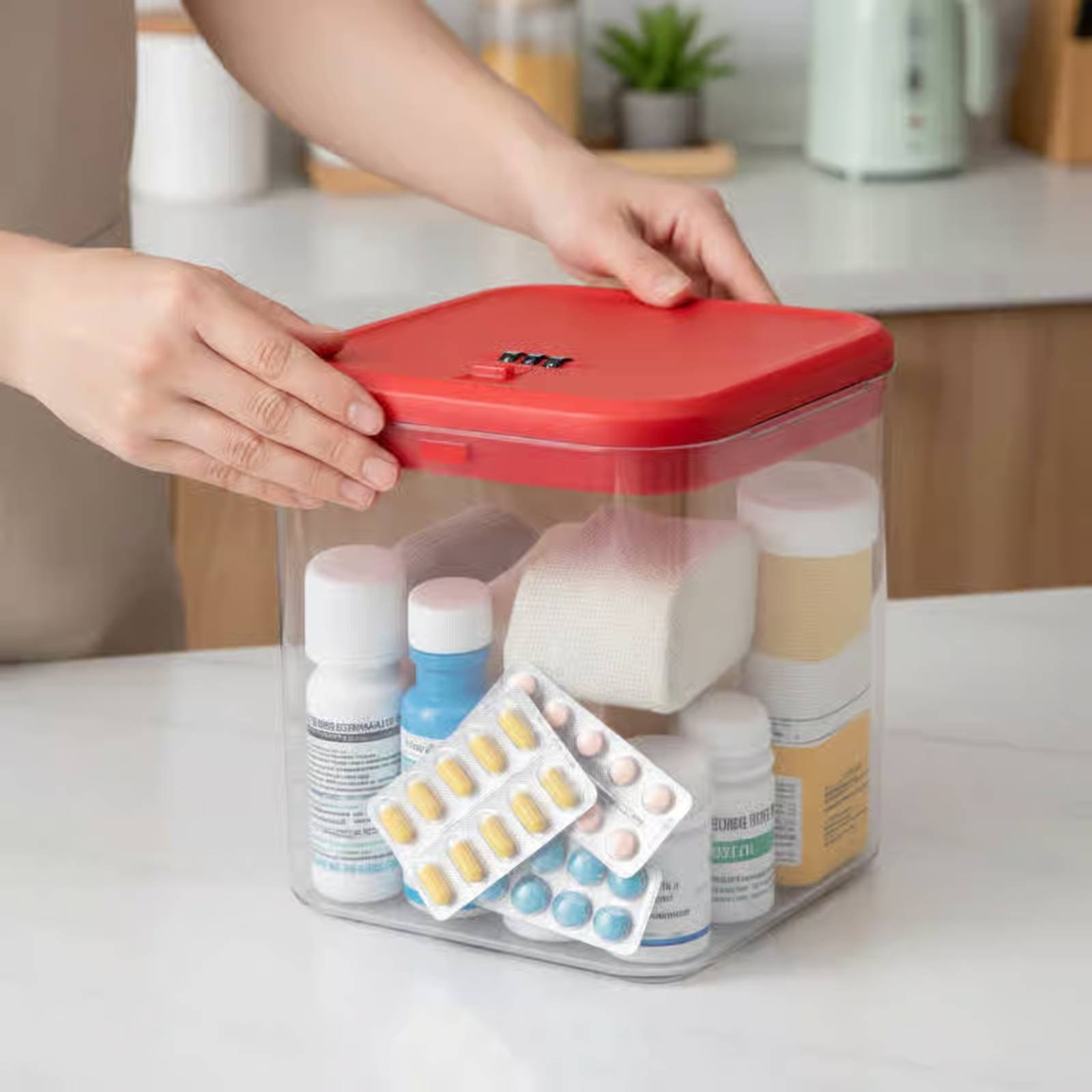Clear Lockable Box Versatile L - Food Storage Kitchen review and price