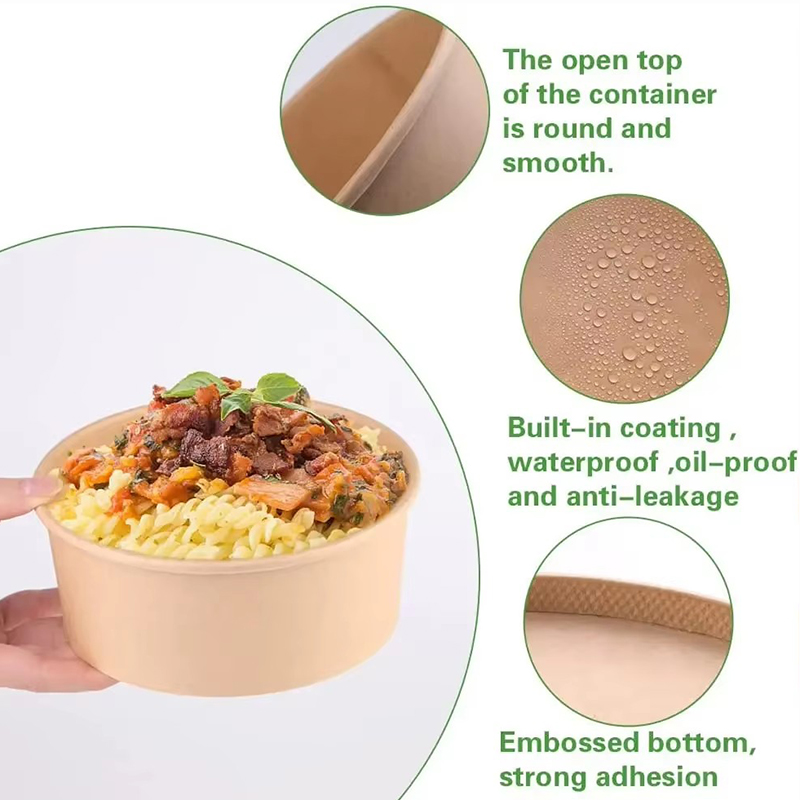 15pcs Kraft Paper Bowls, Fruit - Food Storage Hot Box review and price