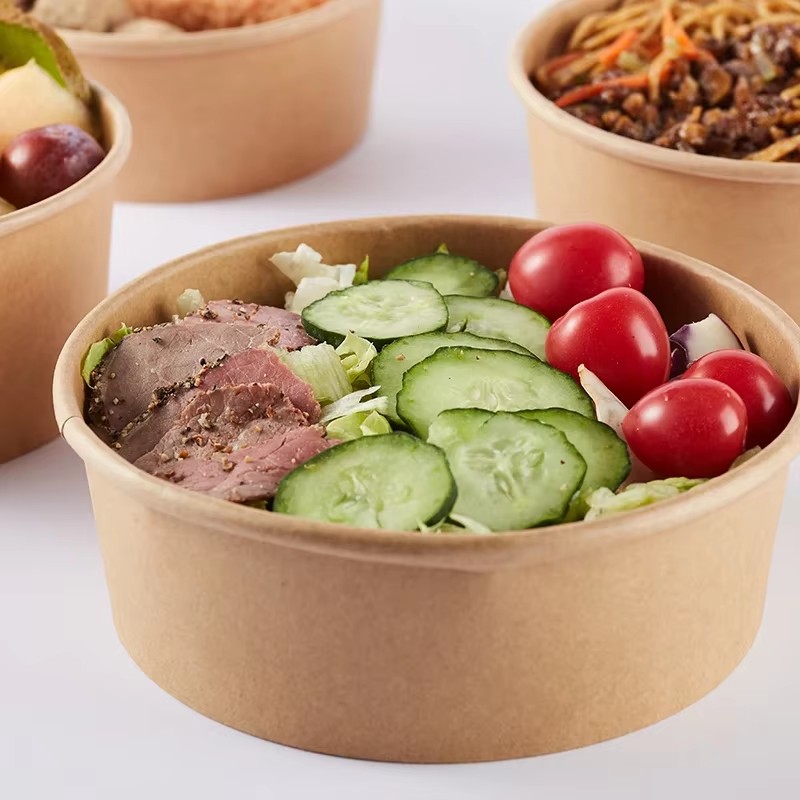 15pcs Kraft Paper Bowls, Fruit - Food Storage Hot Box review and price