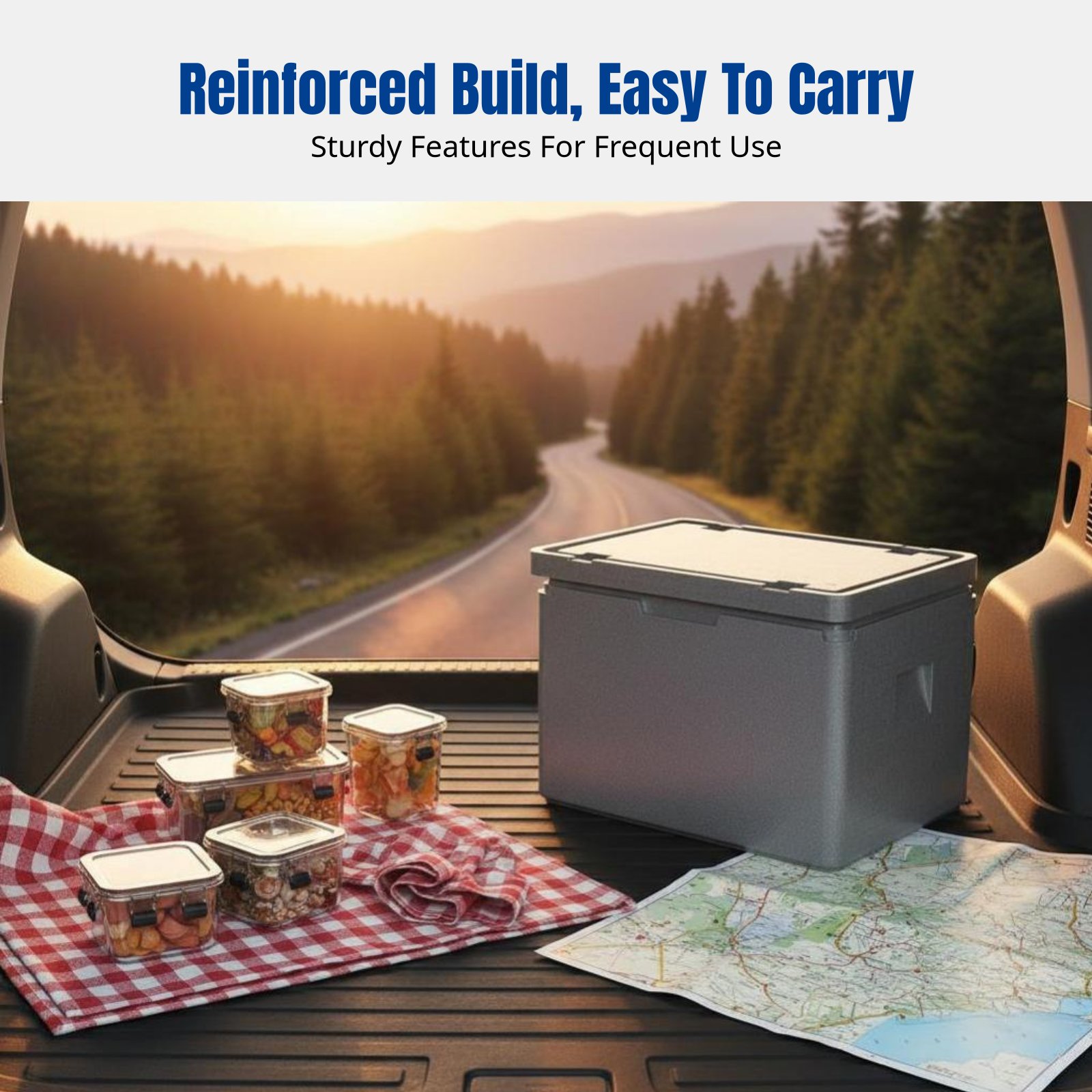 Large EPP Foam Cooler Box, Foo - Food Storage Hot Box review and price