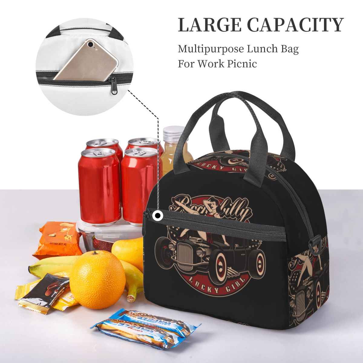 Rockabilly Hot Rod Pin Up Insu - Food Storage Hot Box review and price