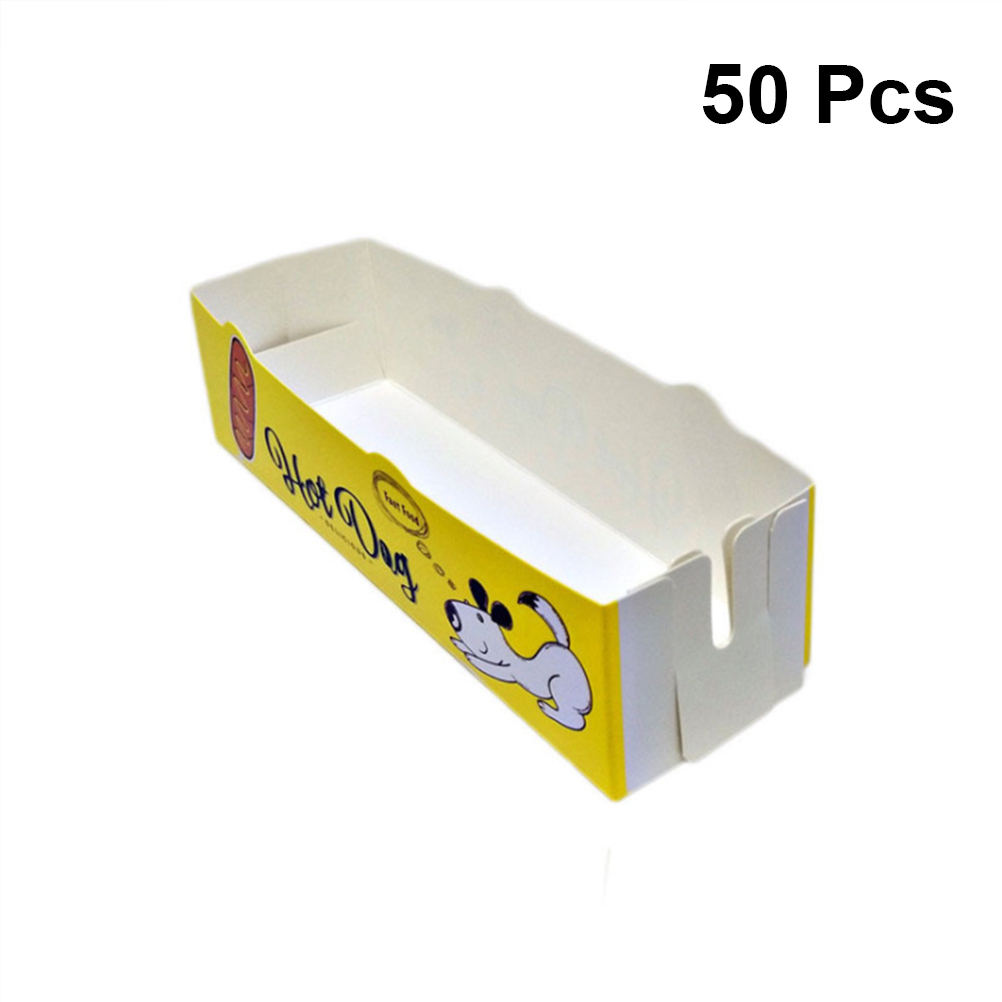 50 Pcs Hot Dog Box Food Servin - Food Storage Hot Box review and price