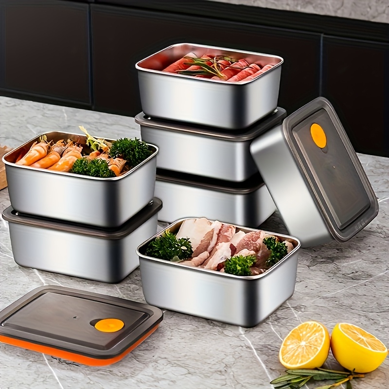 4pc Stainless Steel Food Stora - Food Storage In Stainless Steel review and price