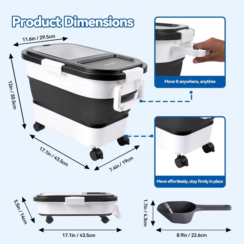 Dog Food Storage Container 20- - Food Storage Dog review and price