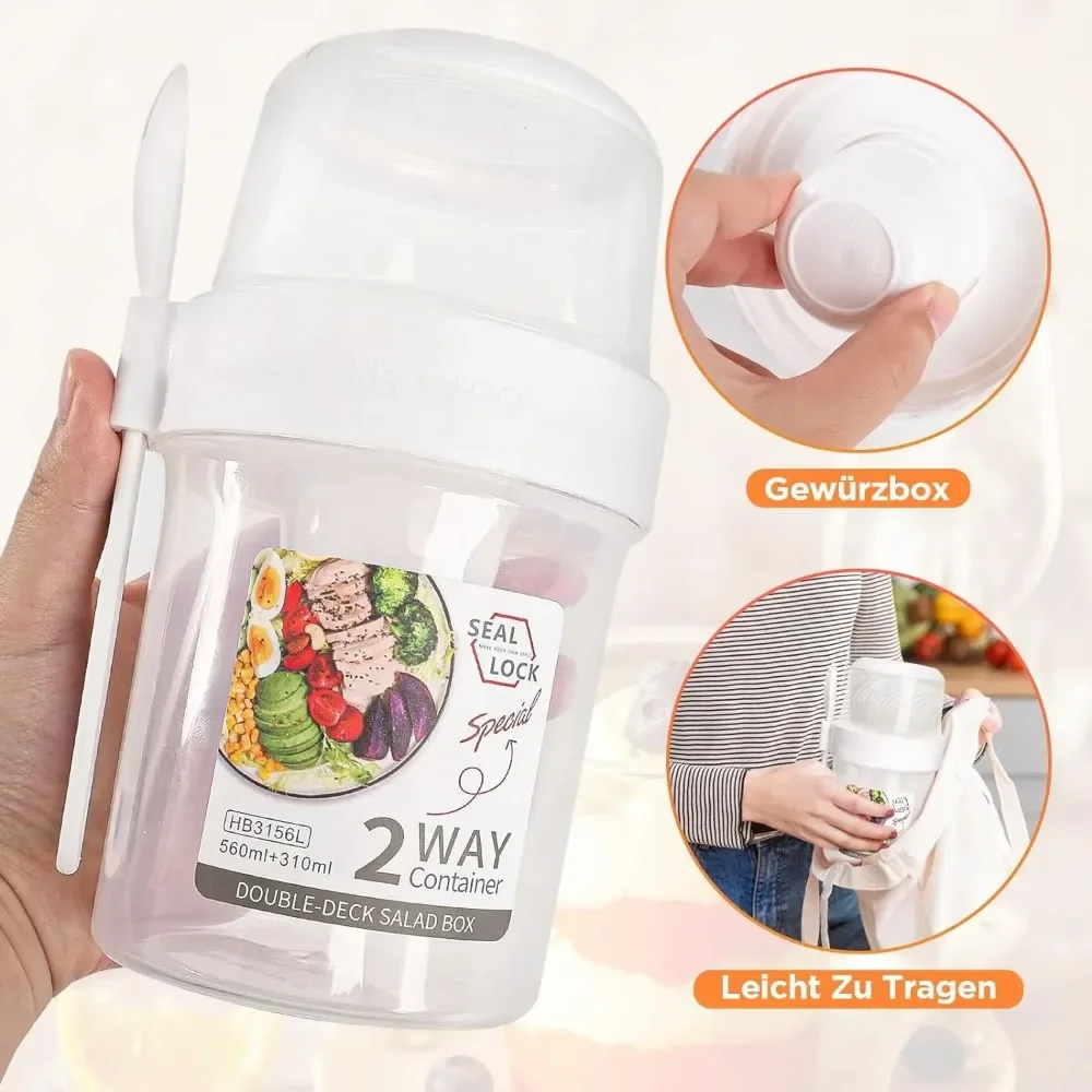 Salad Cup Breakfast Cups Porta - Food Storage Yogurt review and price