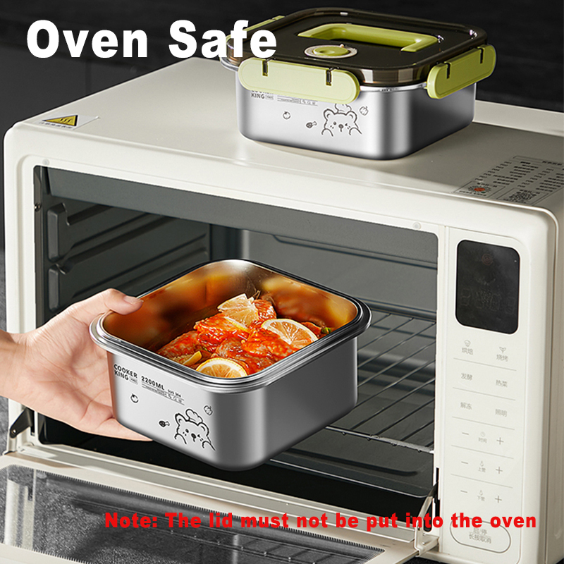 COOKER KING 420ml-6200ml Large - Food Storage In Stainless Steel review and price