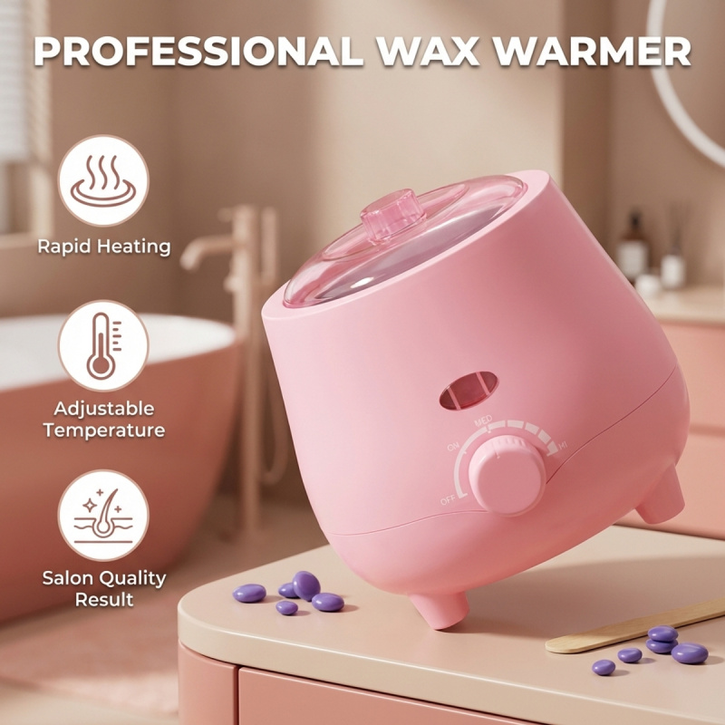 Portable Peach Pink Wax Warmer - Portable Food Warmer review and price