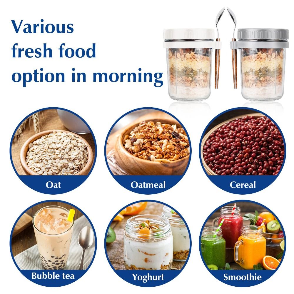 Yogurt Jar 350ml Overnight Oat - Food Storage Yogurt review and price