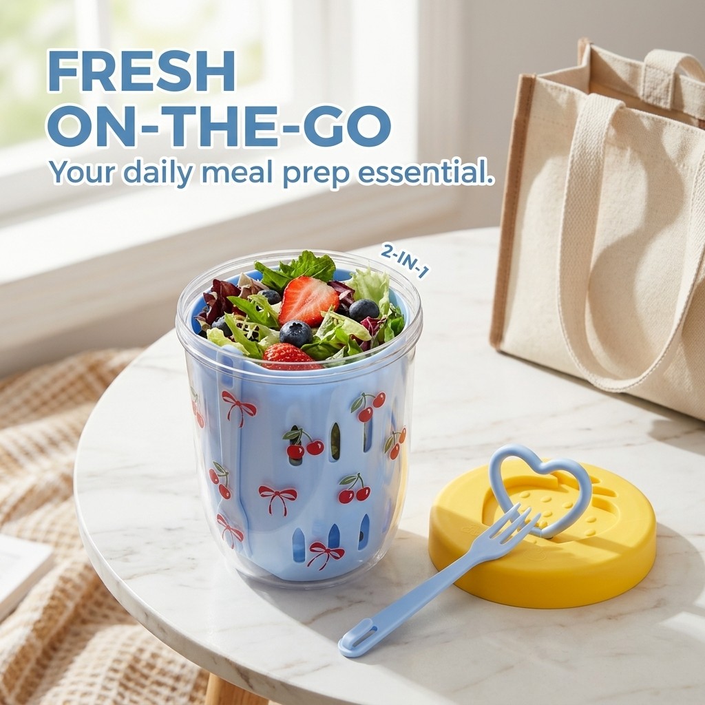 Plastic Salad Container with L - Food Storage Yogurt review and price