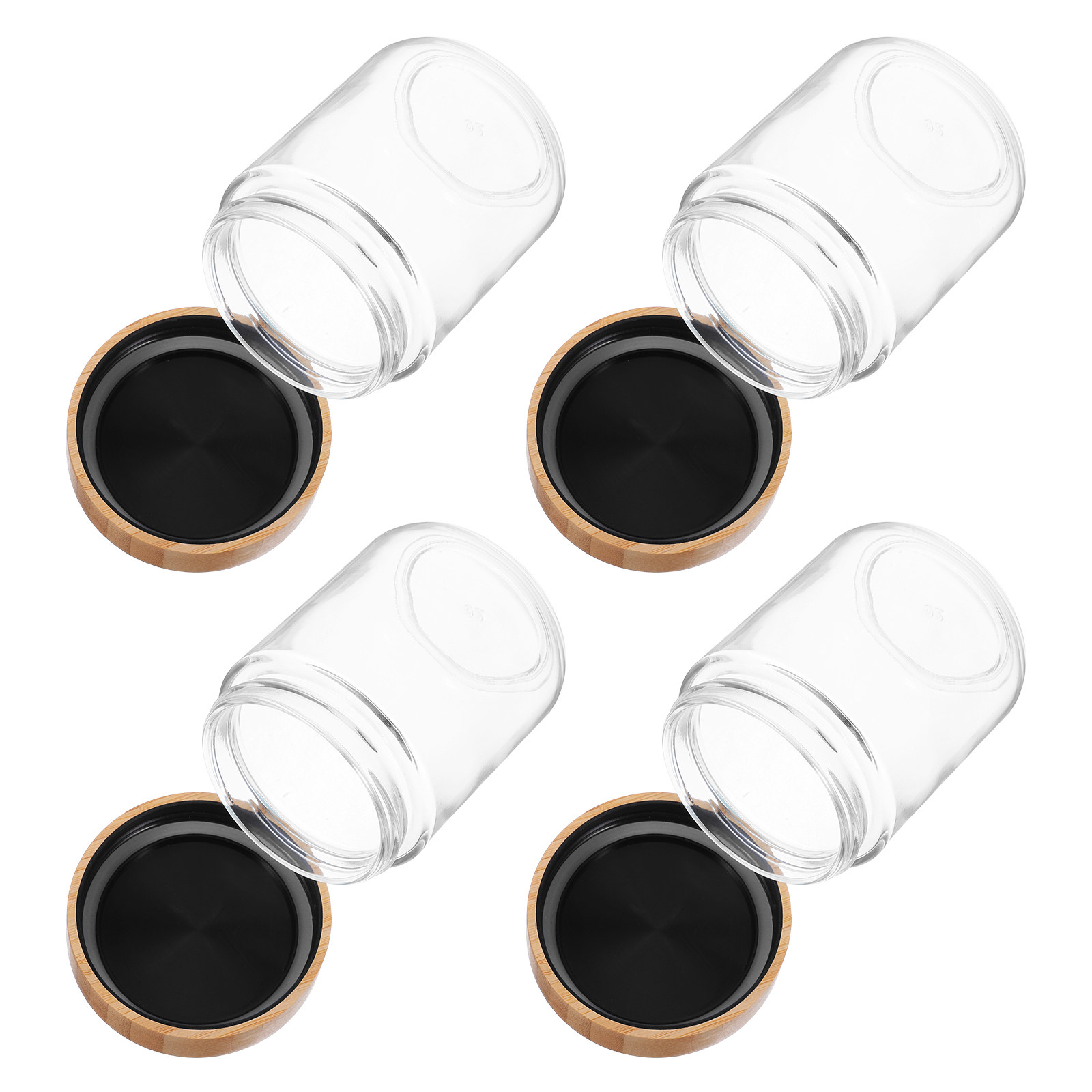 4Pcs Glass Kitchen Storage Jar - Food Storage Kitchen review and price