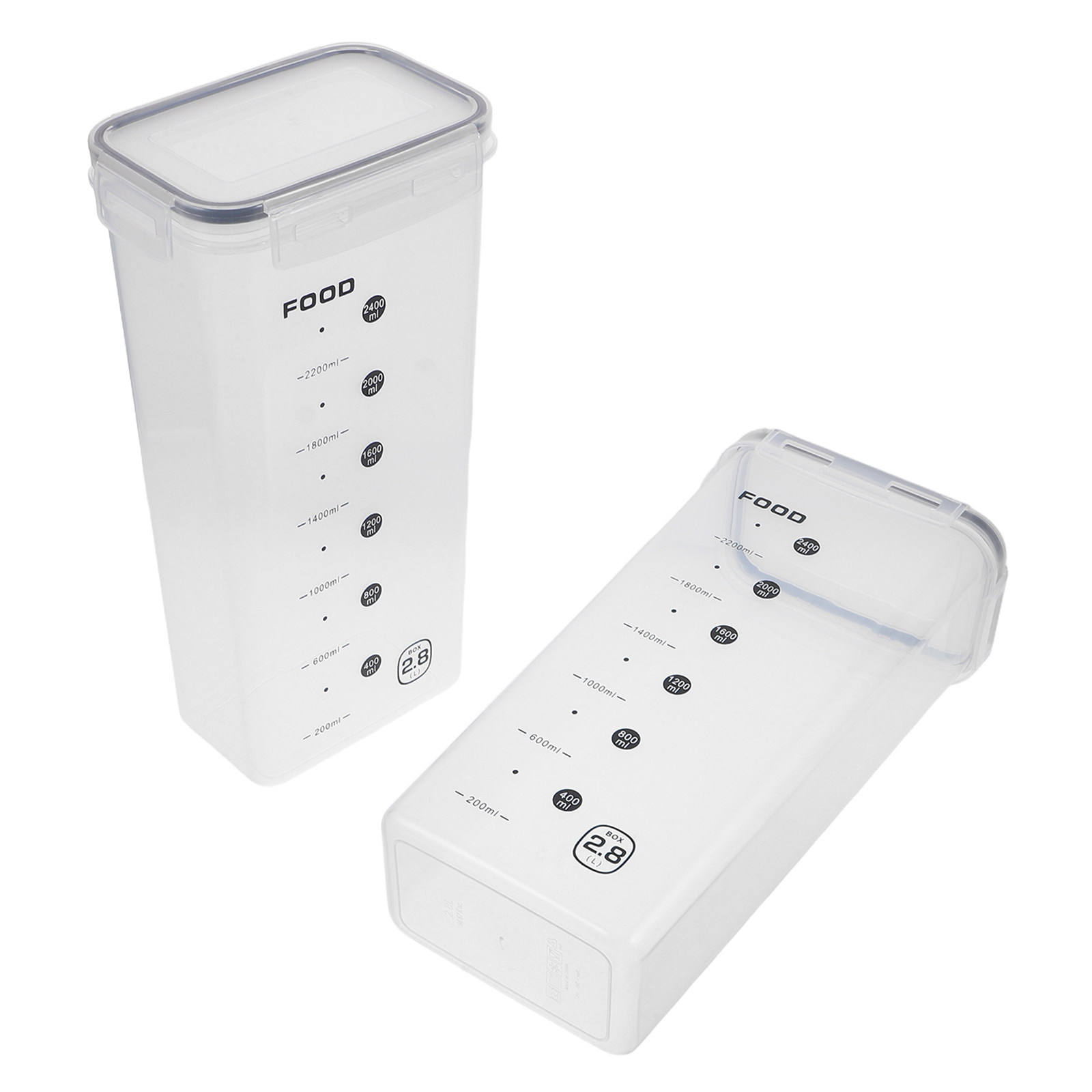 2Pcs Transparent Grain Storage - Food Storage Kitchen review and price
